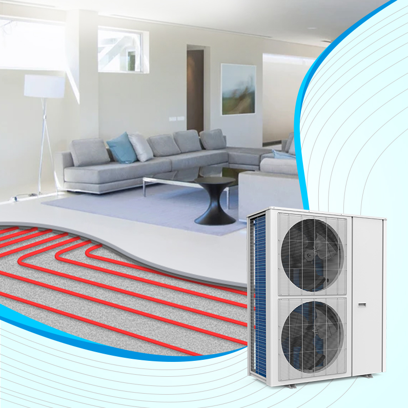 Resident inverter heating & cooling heat pump