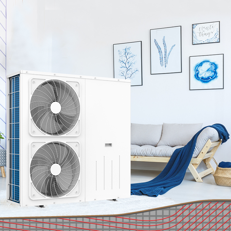 Home Forced Air Heating And Cooling Heat Pump For Basement