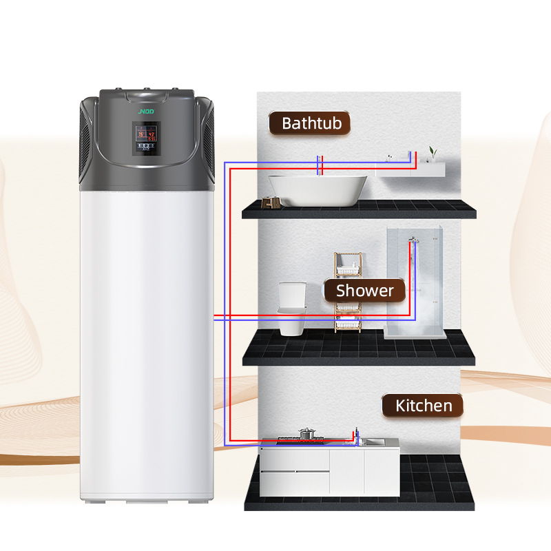 Residential OEM Heat Pump Hot Water Heater For Hotels