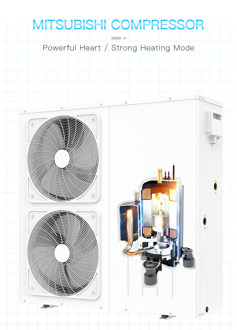 Monobloc Forced Air Universal Heating And Cooling Heat Pump from China