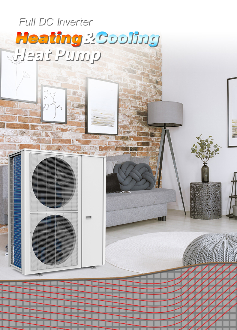 Hvac Forced Air Heating And Cooling Heat Pump For Garage from China